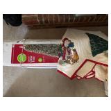 6 Ft Artificial Tree & Handmade Skirt