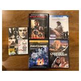 5 DVDs and Blu-rays