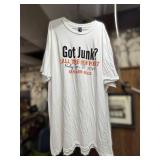 Advertising T-Shirts 'Got Junk?'
