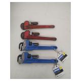 (4) 10' Pipe Wrenches
