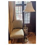 Floor Lamp & Wastebasket