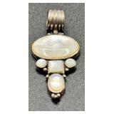 Sterling Silver Moonstone Pendant