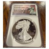 2019 Silver Eagle PF69 Ultra Cameo