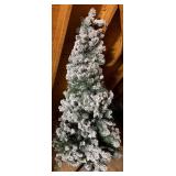 Flocked Artificial Christmas Tree