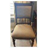Upholstered Wooden Chair