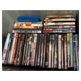 DVDs and 2 Blu-rays