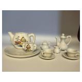 Vintage Miniature Porcelain Tea Set