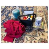 Billiard Accessories w/Balls, Chalk, & Fabric