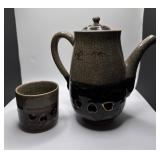 Japanese Ceramic Teapot and Cup