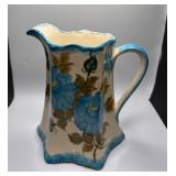 Cash Family Ceramic Pitcher with Floral Design