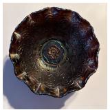 Fenton Amethyst Carnival Glass Bowl