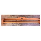 Wooden Wall-Mounted Quilt Rack