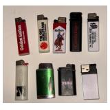 9 Vintage Advertising Lighters