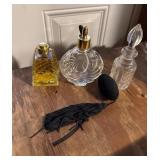 Vintage Glass Perfume Bottles