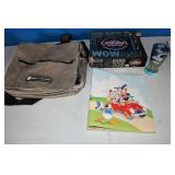 Messenger Bag, Disney Binder, Cranium Game
