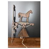 Cast Iron Horse Dinner Bell
