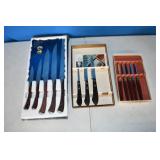 Vintage MCM Steak & Kitchen Knives