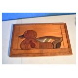 Hand Carved Wood Duck Wall Art