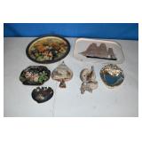 Metal Trays, Wall Decor, Trinket Dishes