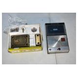 Vtg Sears Security Lock & Standard Tape Recorder