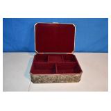 Vtg Godinger Silver Plate Jewelry Box