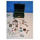 Costumer Jewelry Lot #2 w/ Jewelry box