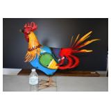 Metal Rooster Decor