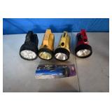Lot of 5 Flashlights