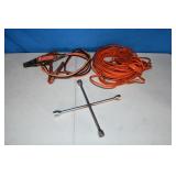 Jumper Cables, Lug Nut Wrench, Ext. Cord