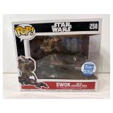 Funko Pop Star Wars Ewok With Speeder Bike #258