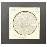 1881-S Morgan Silver Dollar