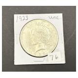 1923 Peace Silver Dollar Uncirculated