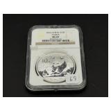 2012 China S10Y Panda MS 69 1 oz. Silver