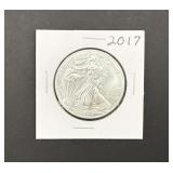 2017 Silver Eagle 1 oz Fine Silver Walking Liberty