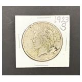 1923-S Peace Silver Dollar