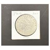 1896-O AU Silver Dollar