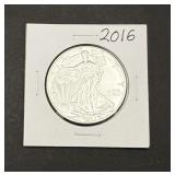 2016 Liberty Dollar 1 Oz. Fine Silver