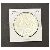 1881 Morgan Silver Dollar
