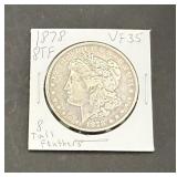 1878 Morgan Silver Dollar VF35 8TF