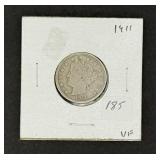 1911 V Liberty 5 Cent