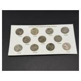 United States War Time Silver Nickels