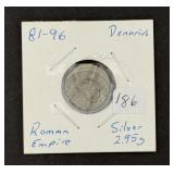 81-96 Denarius Roman Empire Silver 2.95g