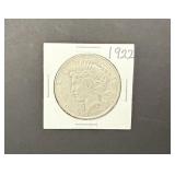 1922 Peace Silver Dollar