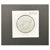 2016 Silver Eagle 1 oz Fine Silver Walking Liberty