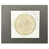 1921-S Morgan Silver Dollar