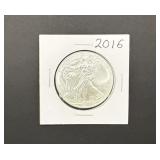 2016 Silver Eagle 1 oz Fine Silver Walking Liberty