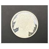 1 oz .999 Fine Silver Indian Buffalo