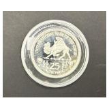 1980 Yr of the Child Mongolia .999 Silver