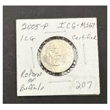 2005-P Nickel ICG - MS67 Certified