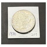 1890 Morgan Silver Dollar